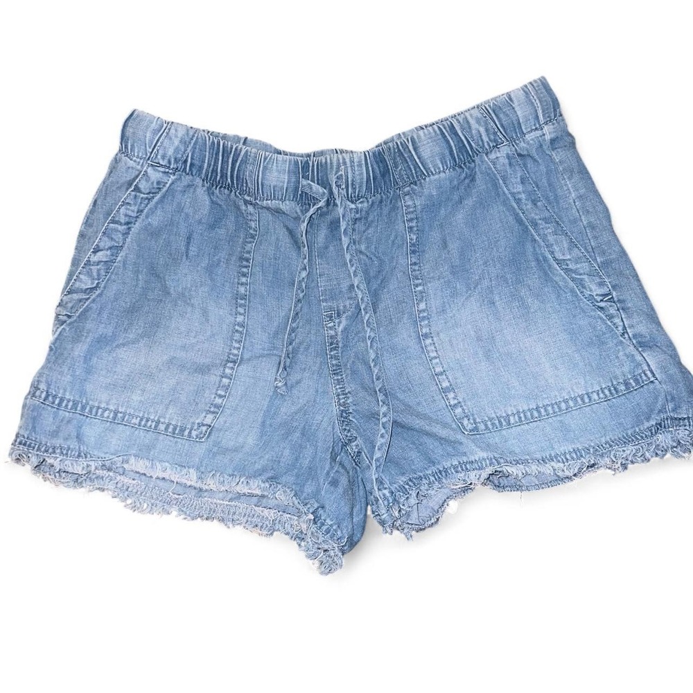 For The Republic 100% Tencel Chambray Shorts Size XS